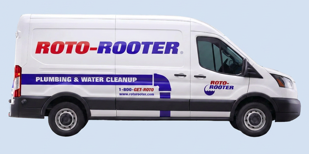 Roto-Rooter service van